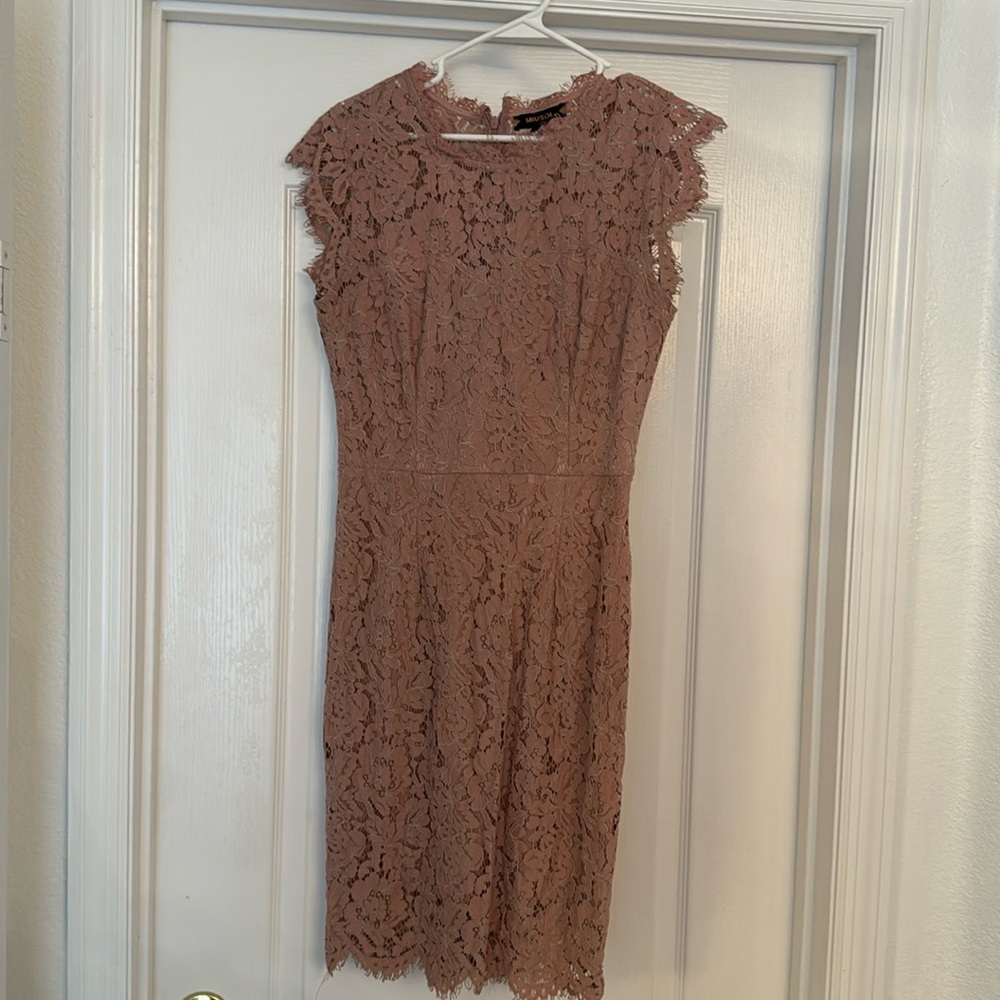 Mauve Lace Dress